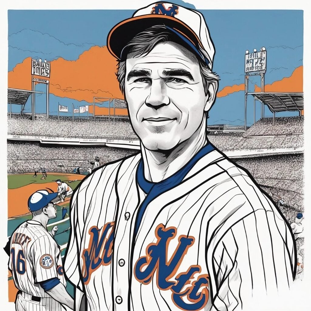billy beane in mets jersey