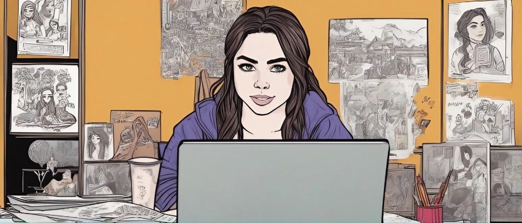 Mckayla Maroney on the laptop as aa teenager  