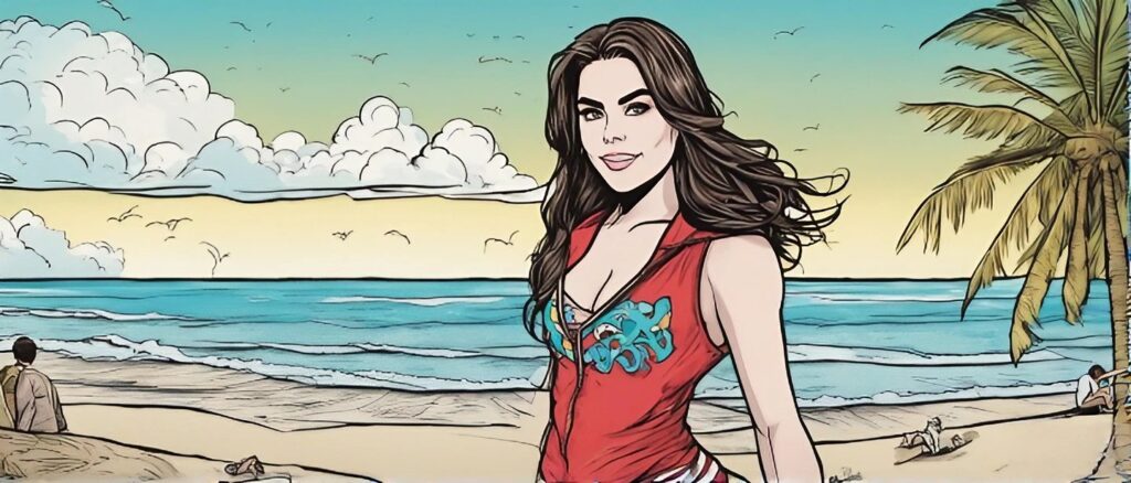 Mckayla Maroney on the beach
