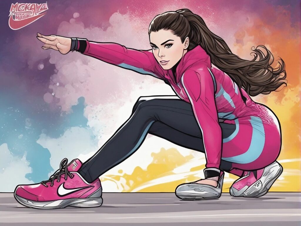 Mckayla Maroney wearing nike shoes