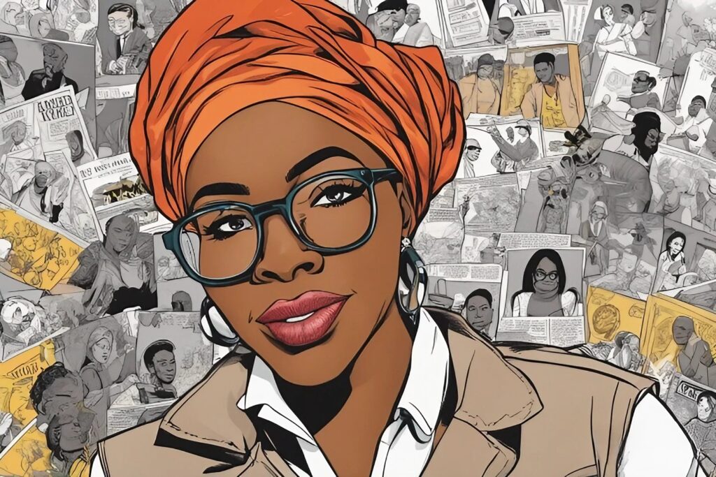latasha kebe as a journalist 