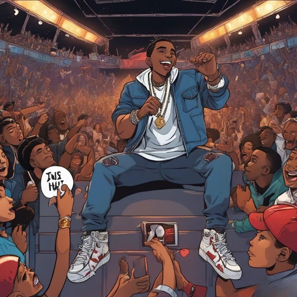 yk osiris performing on a stage