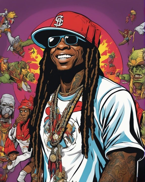 lil wayne portrait