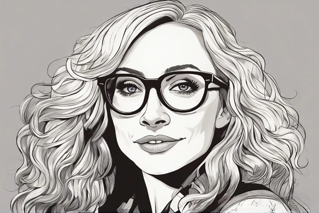 Kat Timpf illustrated biography