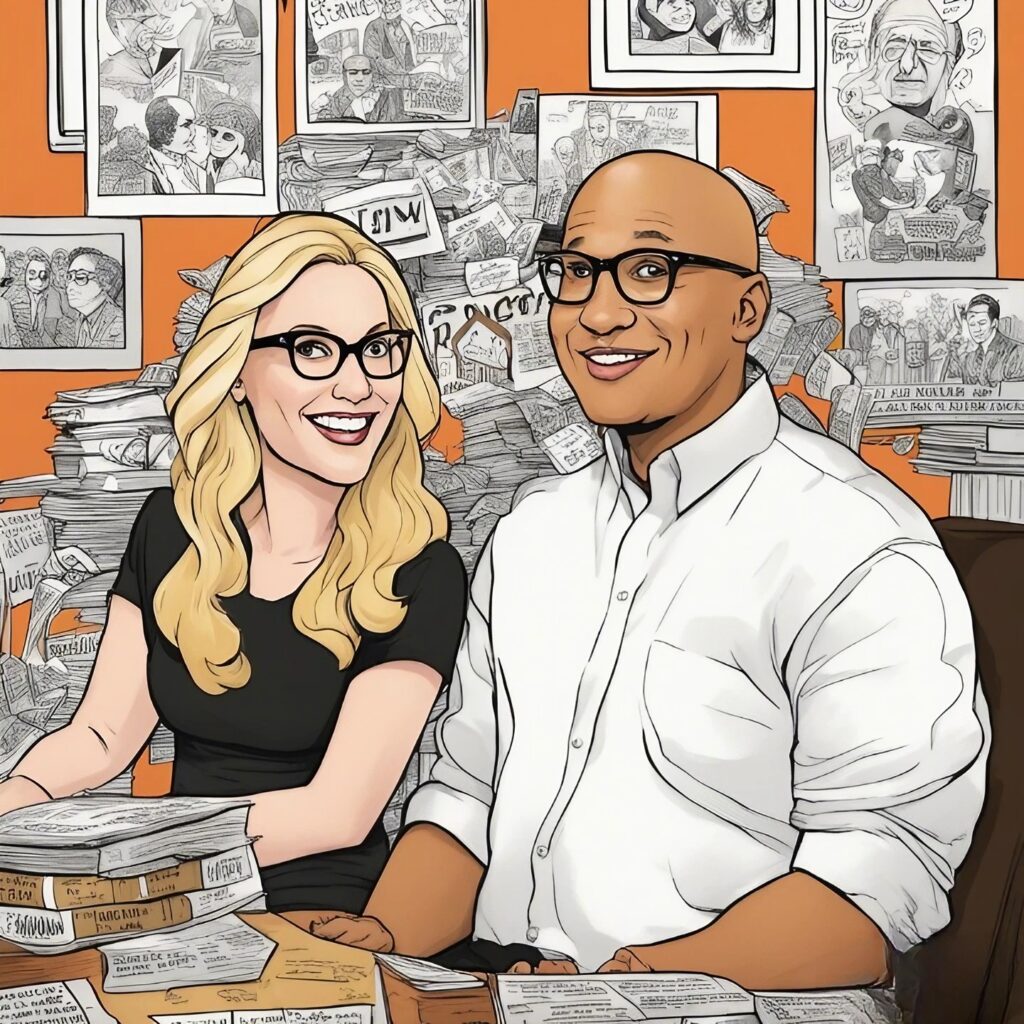 kat timpf and larry wilmore writing script