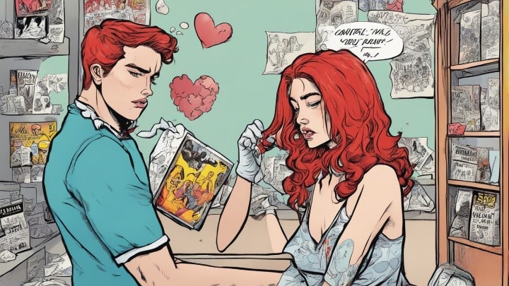 boy and girl arguing