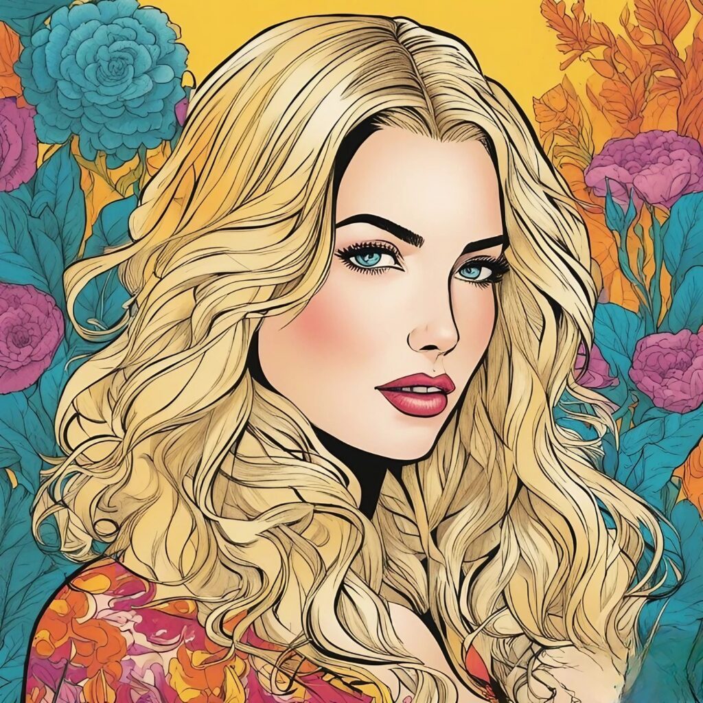 corinna kopf colorful portrait