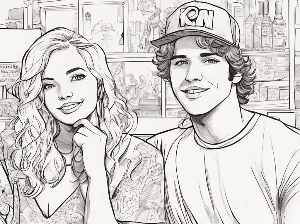 corinna kopf with david dobrik