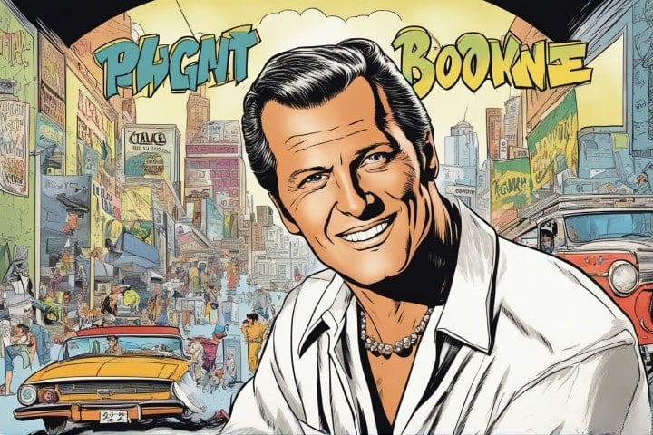 Pat Boone illustrated biography