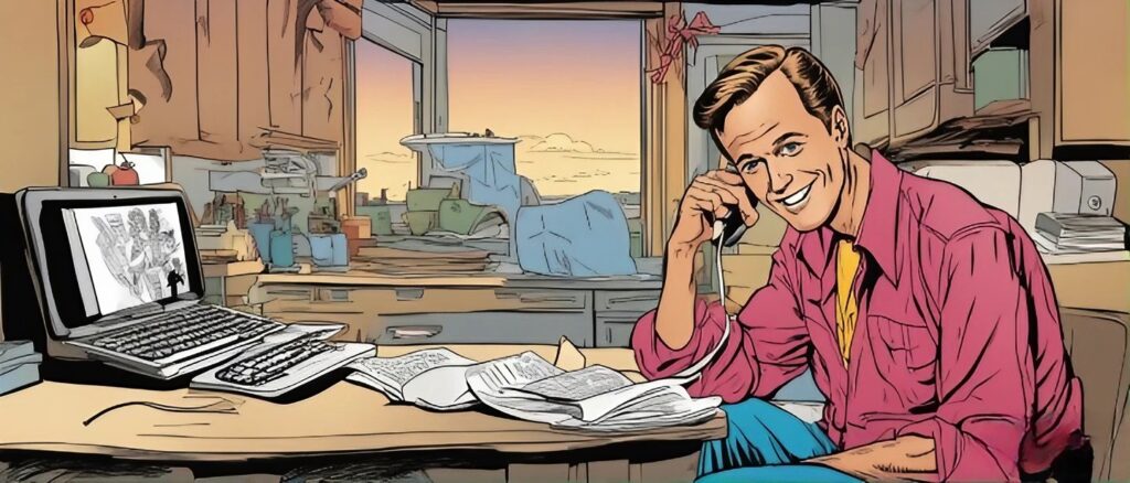 pat boone as a teenager on laptop