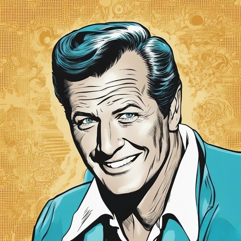 pat boone yellow and cyan