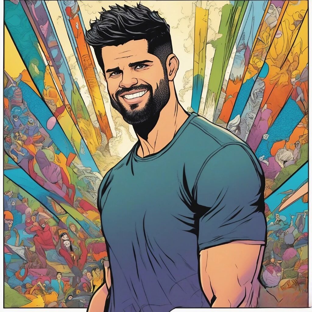 Steven Furtick colorful portrait