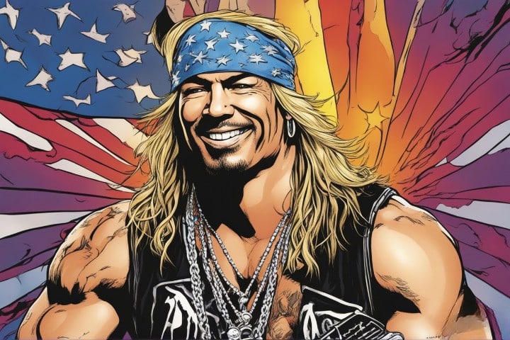 Bret Michaels illustrated biography