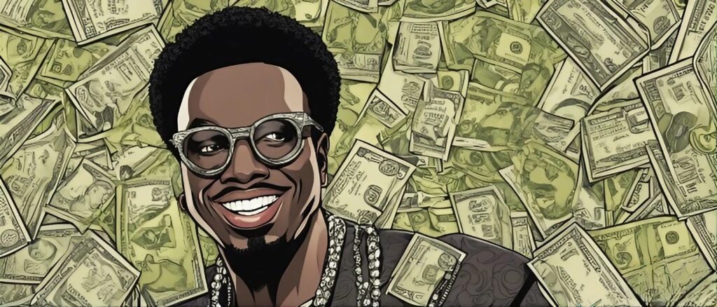 michael blackson's net worth, money background