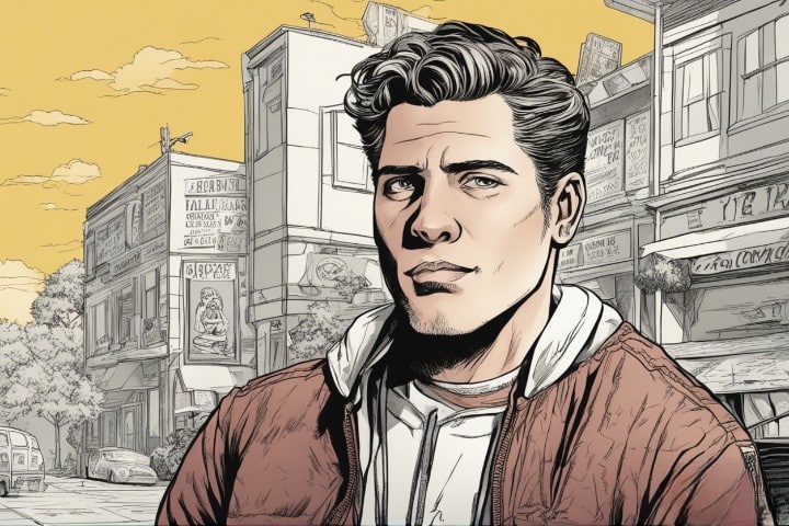 Cole Bennett illustrated biography
