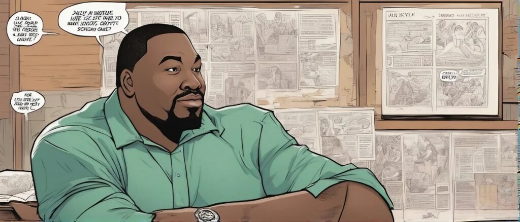 warren sapp looking at the stock market charts