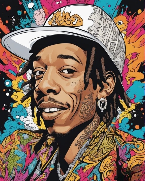 Wiz Khalifa portrait