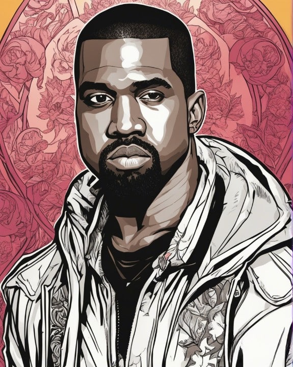 kanye west portrait