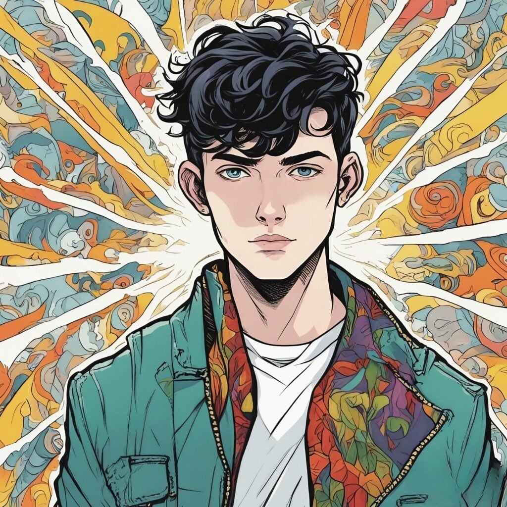 Kyle Forgeard colorful portrait