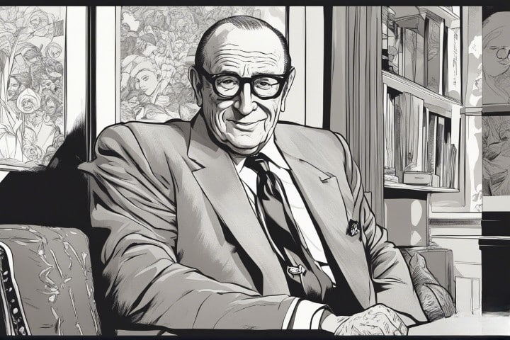 Clive Davis illustrated biography