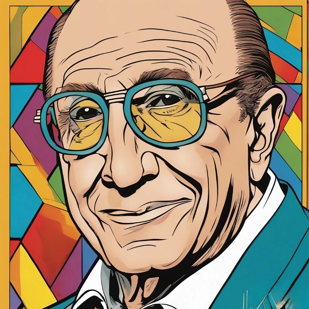 clive davis colorful portrait