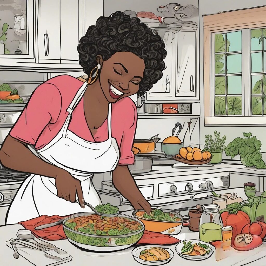 tabitha brown cooking vegan food