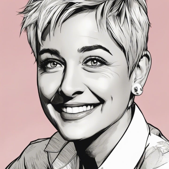 ellen degeneres portrait