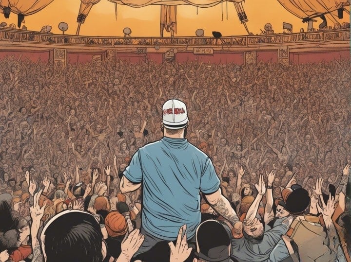 fred durst performing for huge audience