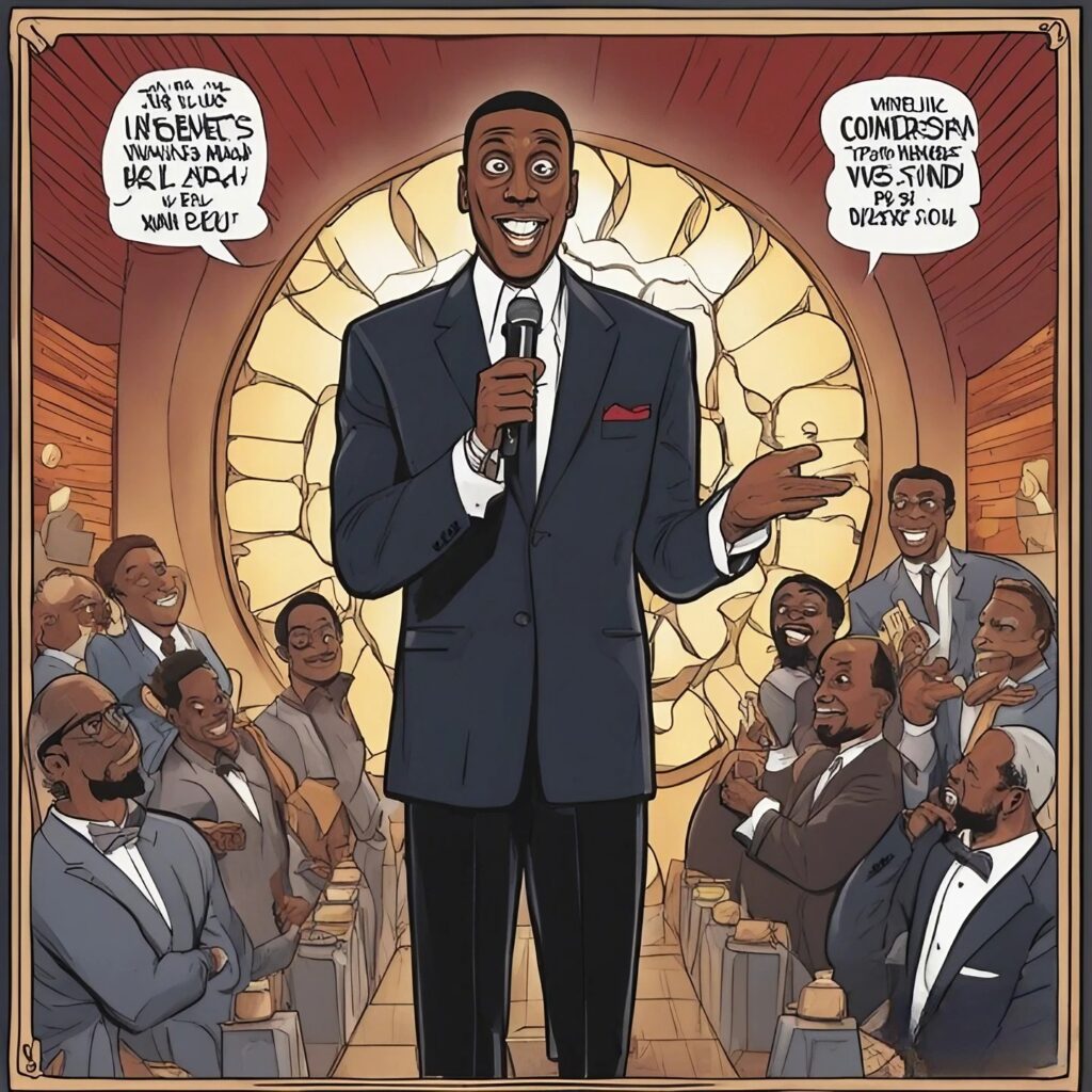 arsenio hall doing a stand up comedy