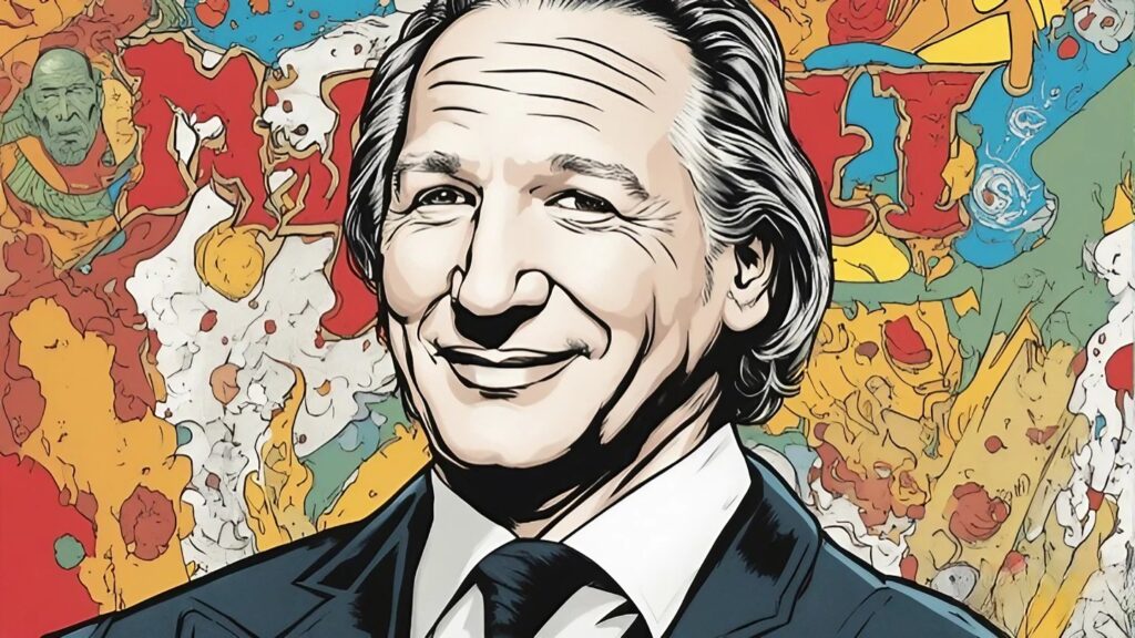 bill maher portrait
