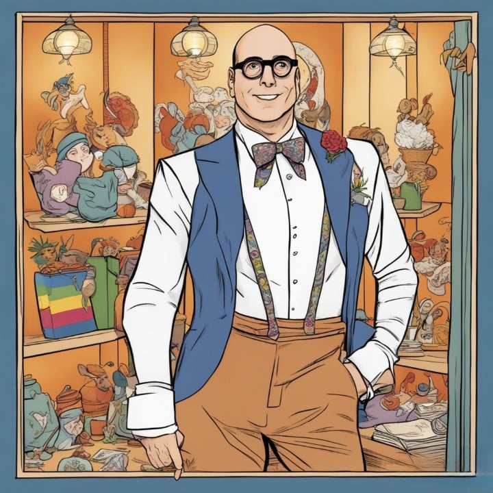 Willie Garson acting as a gay character 