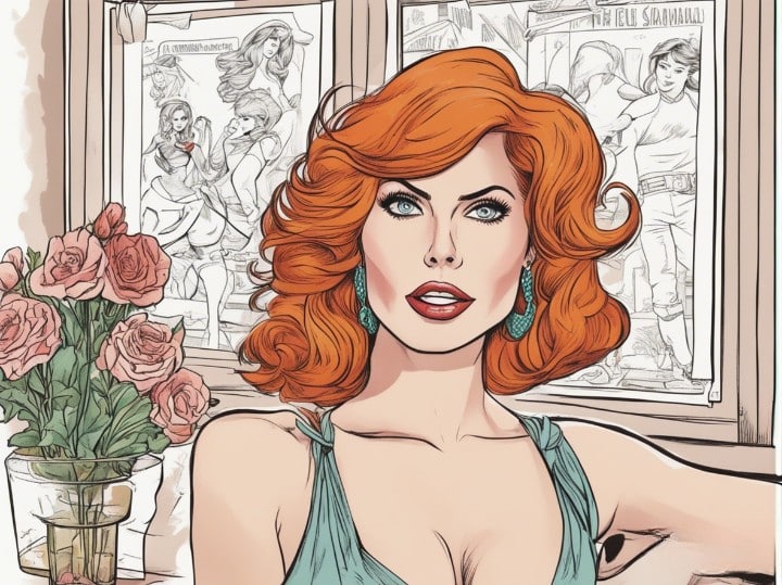 Tina Louise acting in a movie