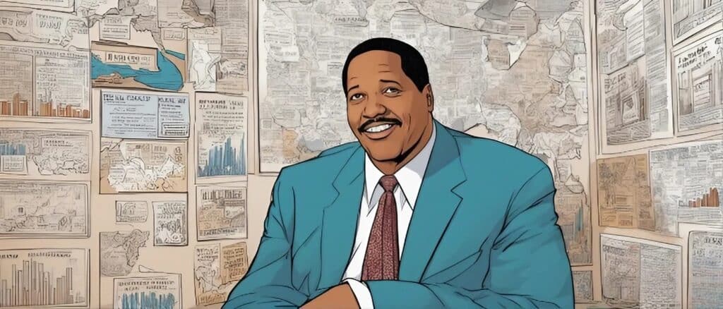 Larry Elder going through business analysis