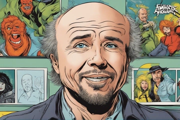 Clint Howard illustrated biography