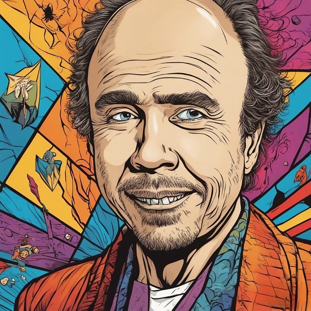 Clint Howard colorful portrait