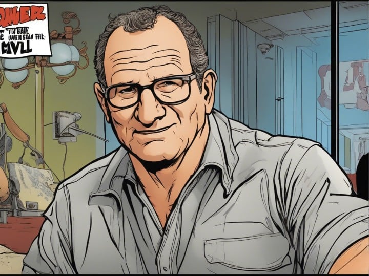 Ed O'Neill acting in a movie