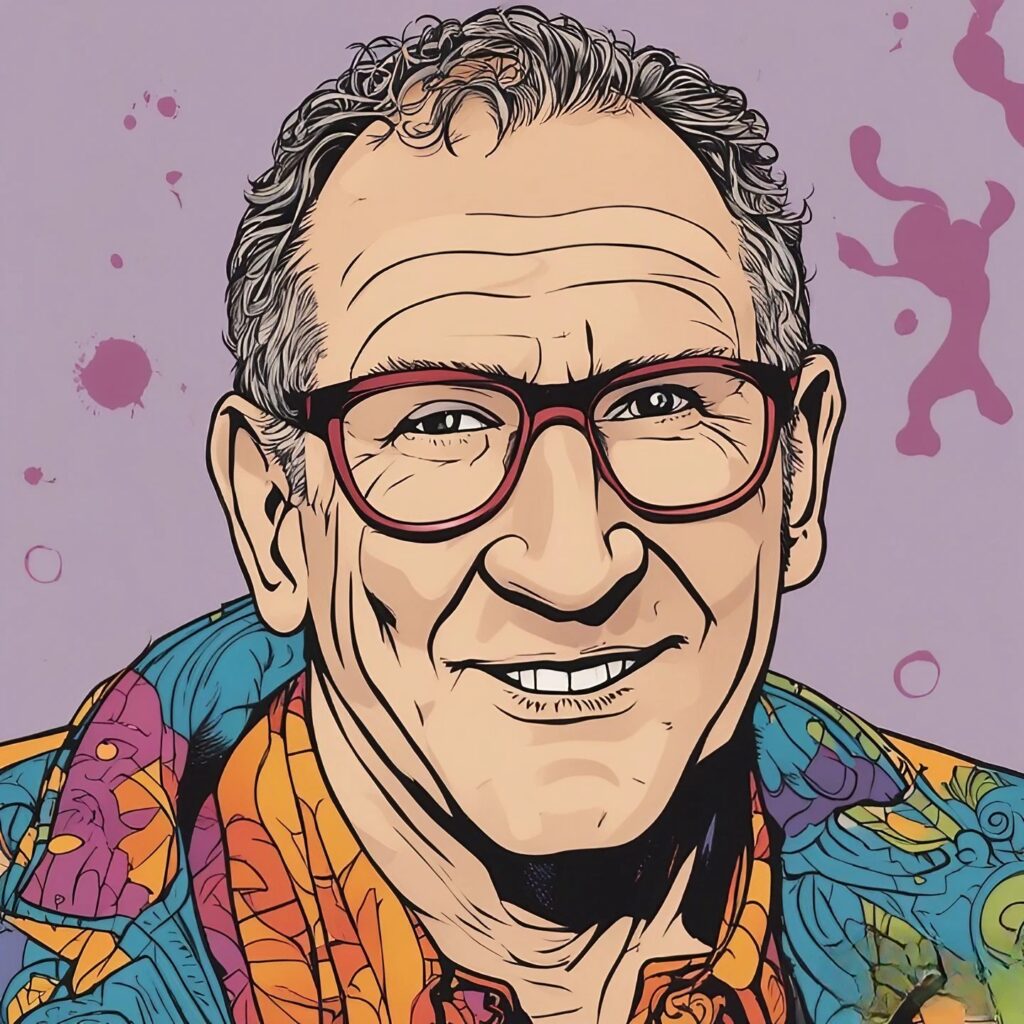 Ed O'Neill colorful portrait