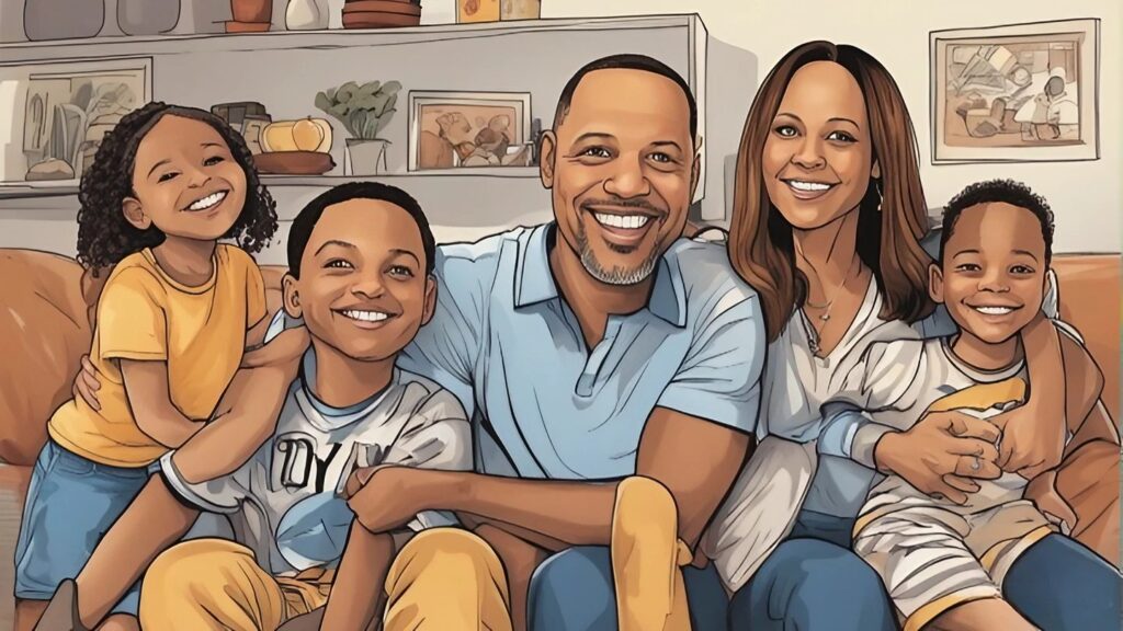 curry family smiling photo