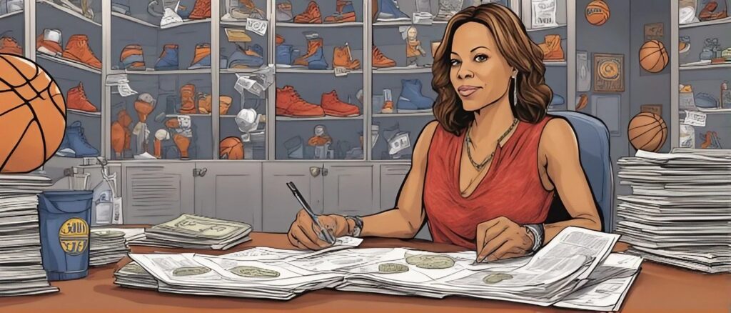 sonya curry signing signature to invest in basketball related business