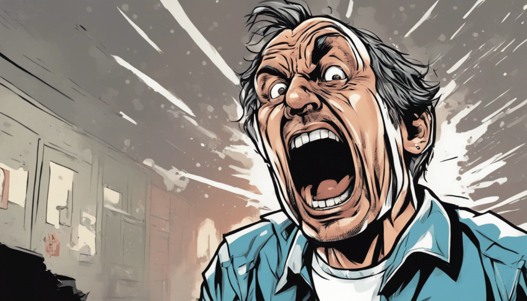 Sally Field's step father shouting at her
